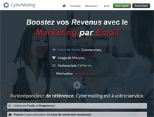 Tablet Screenshot of cybermailing.com